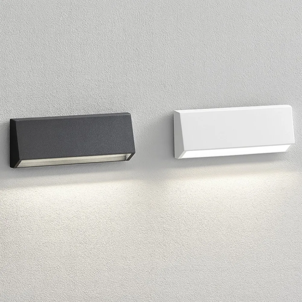 Segnapasso Led-IsyLuce Isiyluce segnapasso per esterno led 4w 4000k cover bianco antracite