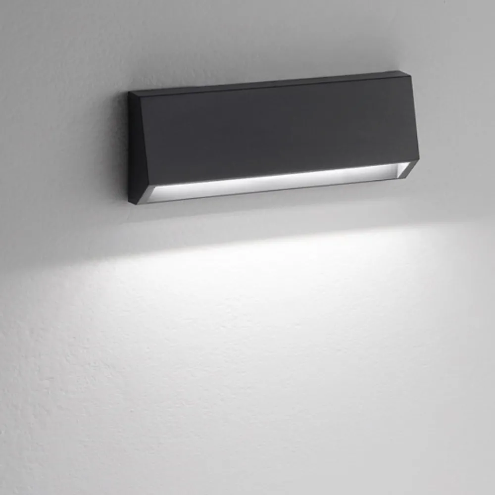 Segnapasso Led-IsyLuce Isiyluce segnapasso per esterno led 4w 4000k cover bianco antracite