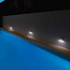Segnapasso Led-IsyLuce Isiyluce segnapasso per esterno led 4w 4000k cover bianco antracite