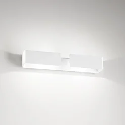 Applique Da Parete-IsyLuce applique bianca moderna led 40w 3000k design