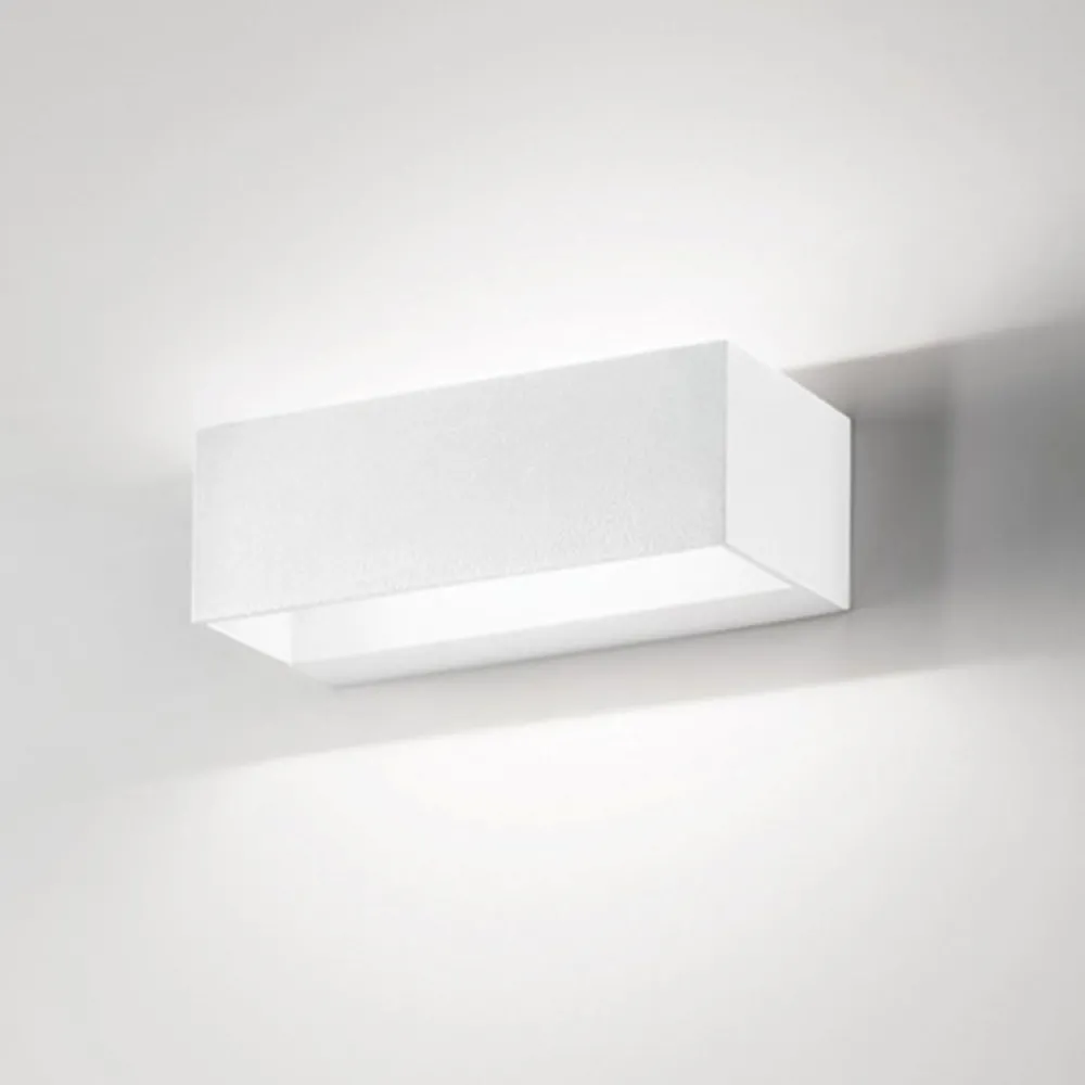 Applique Da Parete-IsyLuce applique bianco led 6w 4000k rettangolare moderna