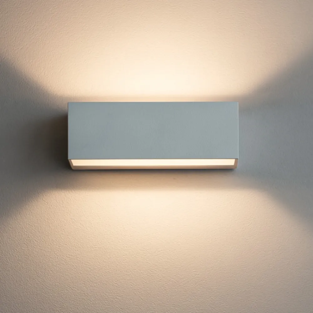 Applique Da Parete-IsyLuce applique bianco led 6w 4000k rettangolare moderna