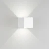 Applique Da Esterno-IsyLuce applique cubo led 6w 3000k bianco da esterno