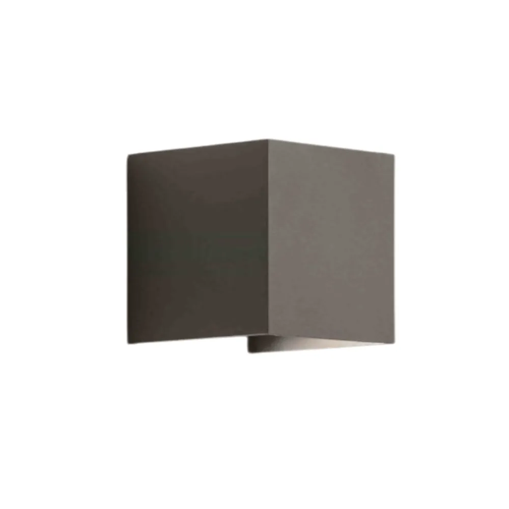 Applique Da Esterno-IsyLuce applique da esterno cubo 16w 3000k antracite moderna