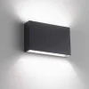 Applique Da Esterno-IsyLuce applique da esterno led 12w 3000k cover intercambiabile