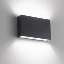 Applique Da Esterno-IsyLuce applique da esterno led 12w 3000k cover intercambiabile