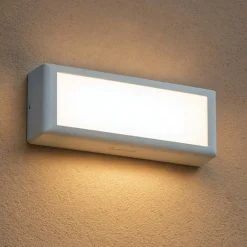 Applique Da Esterno-IsyLuce applique da esterno led 12w 3000k bianco