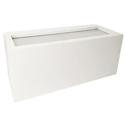 Applique Da Esterno-IsyLuce applique da esterno moderna bianco rettangolare