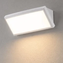 Applique Da Esterno-IsyLuce applique da esterno 12w 4000k bianco moderno anti corrosione