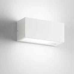 Applique Da Esterno-IsyLuce applique deco per esterno bianco r7s