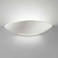 Applique Da Parete-IsyLuce applique di gesso bianco per interni