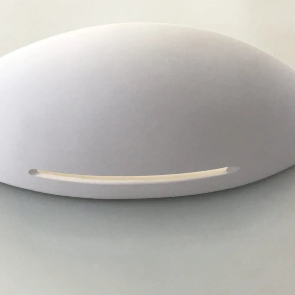 Applique Da Parete-IsyLuce applique di gesso bianco per interni