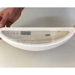 Applique Da Parete-IsyLuce applique di gesso bianco per interni