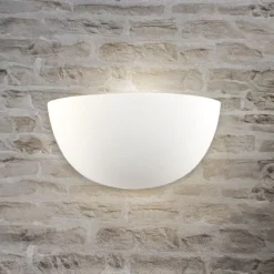 Applique Da Parete-IsyLuce applique in gesso bianco