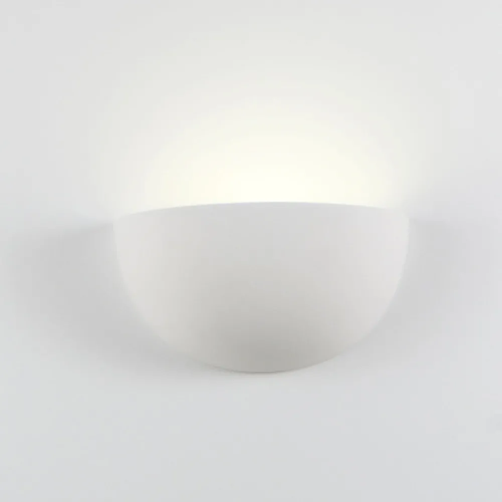 Applique Da Parete-IsyLuce applique in gesso bianco per interni