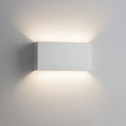 Applique Da Parete-IsyLuce applique led 4000k bianco moderna rettangolare