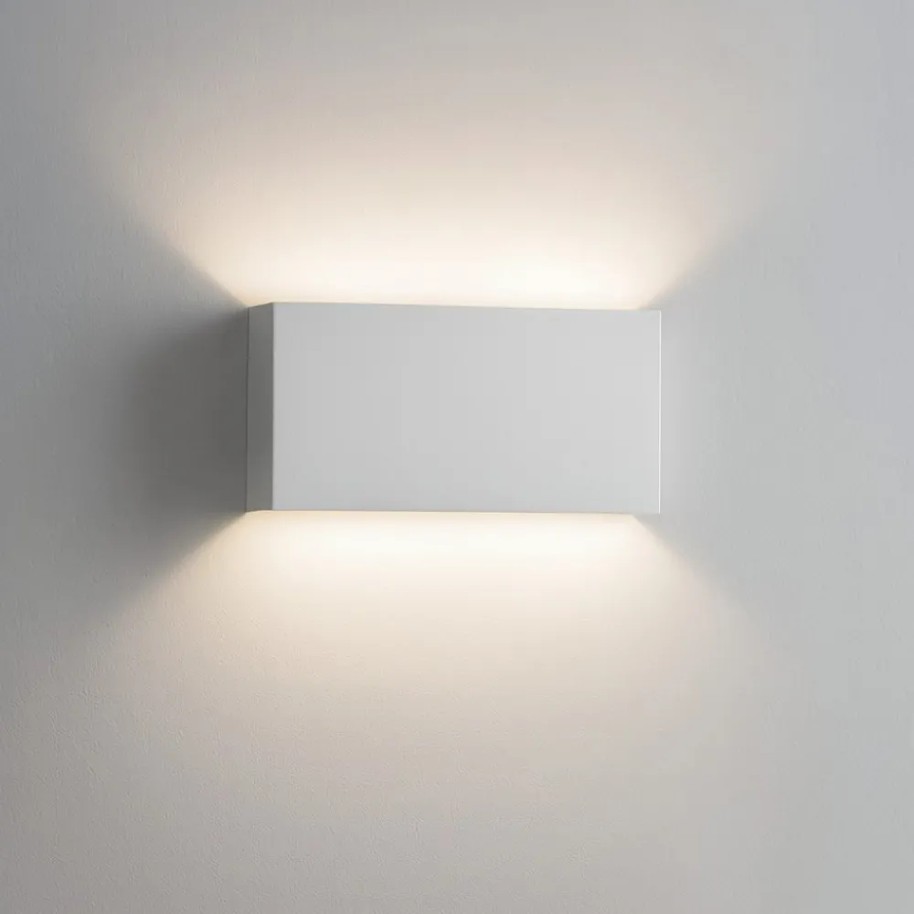 Applique Da Parete-IsyLuce applique led 4000k bianco moderna rettangolare