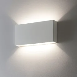 Applique Da Parete-IsyLuce applique led moderna 12w 3000k rettangolare bianco