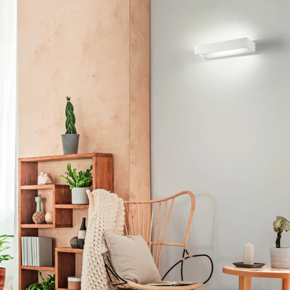 Applique Da Parete-IsyLuce applique led 24w bianco 3000k-4000k cct design moderno
