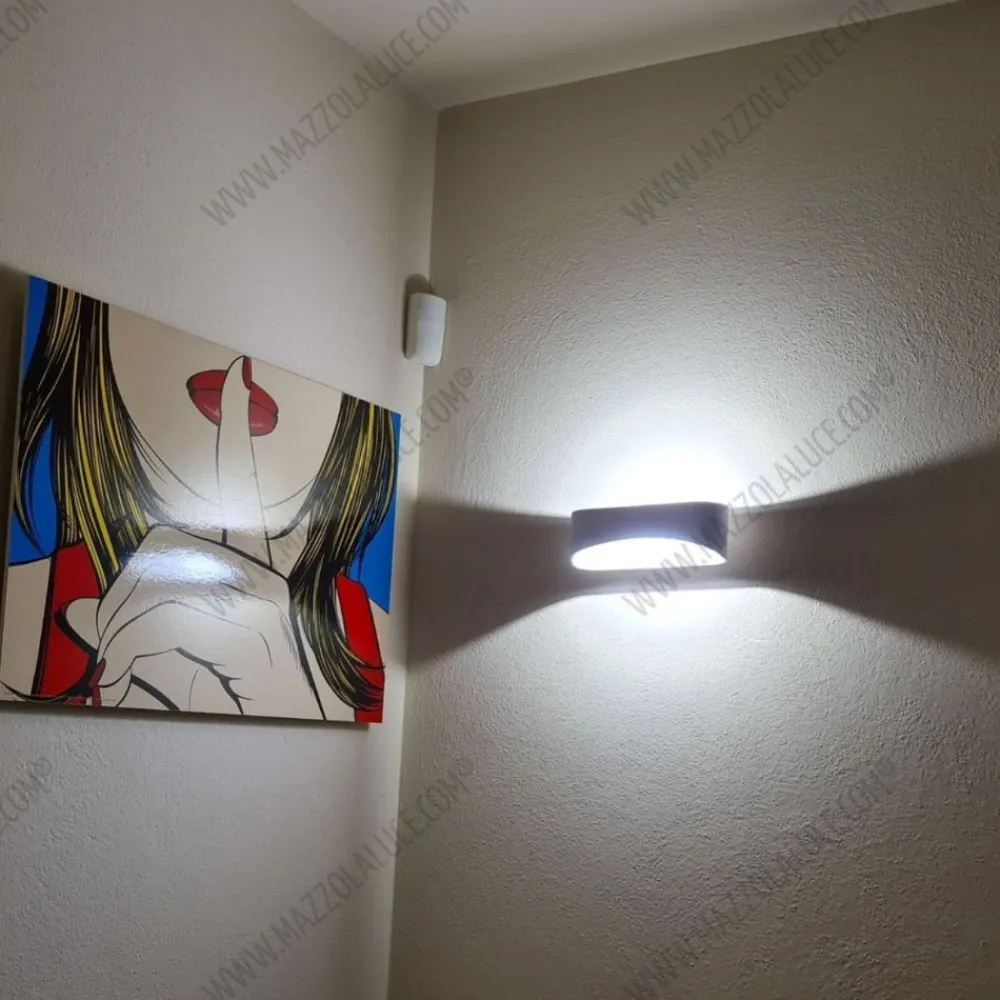 Applique Da Parete-IsyLuce applique led 20w 4000k bianco moderna per interni