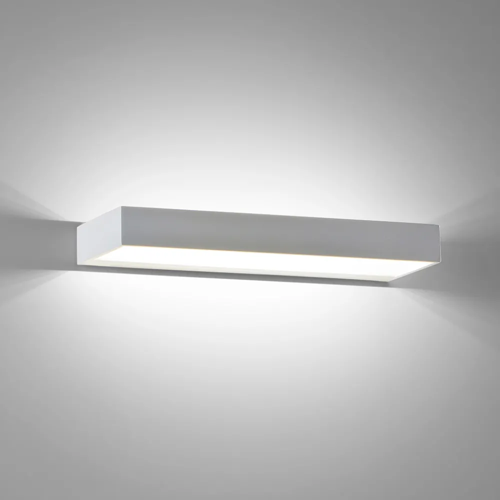 Applique Da Parete-IsyLuce applique led 12w 4000k bianco design moderno