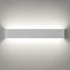 Applique Da Parete-IsyLuce applique led 24w 4000k moderno bianco rettangolare