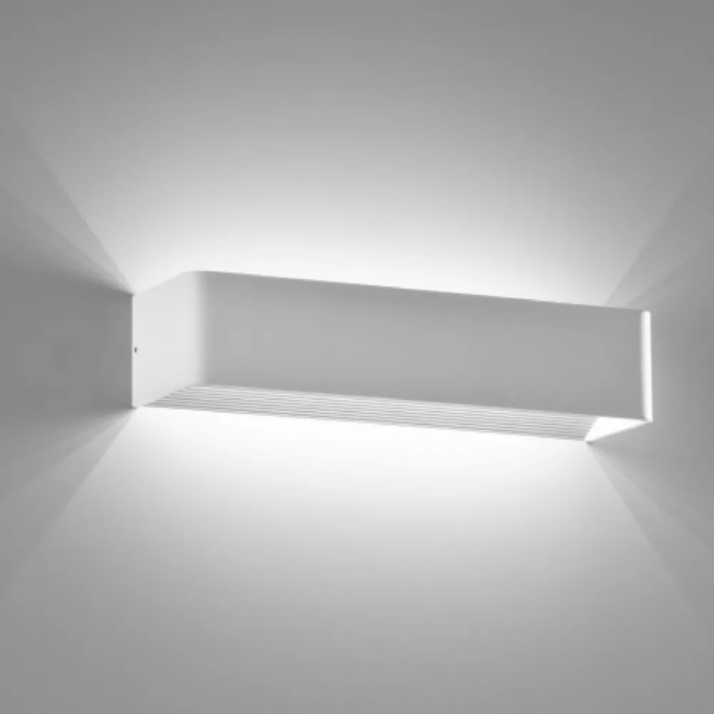 Applique Da Parete-IsyLuce applique led 12w 3000k moderno bianco