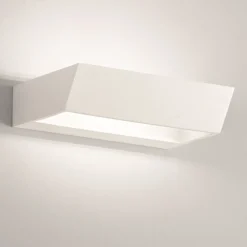 Applique Da Parete-IsyLuce applique moderna bianca led 18w 4000k