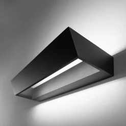 Applique Da Parete-IsyLuce applique moderna led 30w 3000k 4000k bianca design
