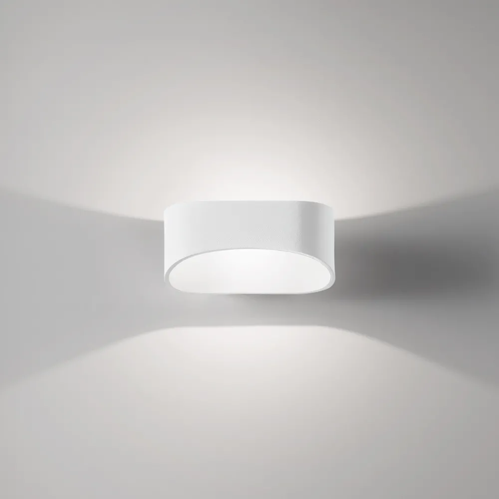 Applique Da Parete-IsyLuce applique moderna led 10w 4000k bianca