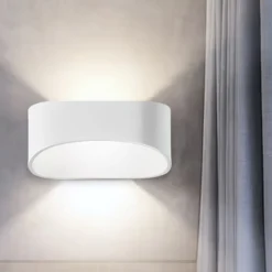 Applique Da Parete-IsyLuce applique moderna led 10w 4000k bianca