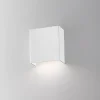 Applique Da Parete-IsyLuce applique moderno quadrato bianco led 6w 40000k