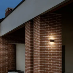 Applique Da Esterno-IsyLuce applique per esterni antracite 12w 3000k fp