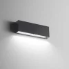 Applique Da Esterno-IsyLuce applique per esterni 3000k moderna cover antracite bianco