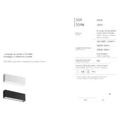 Applique Da Esterno-IsyLuce applique per esterni 3000k moderna cover antracite bianco