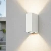 Applique Da Esterno-IsyLuce applique per esterno moderno bianco