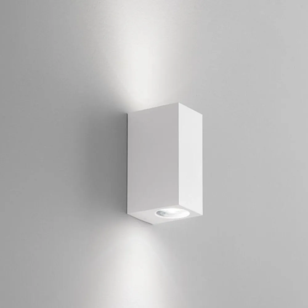 Applique Da Esterno-IsyLuce applique per esterno moderno bianco
