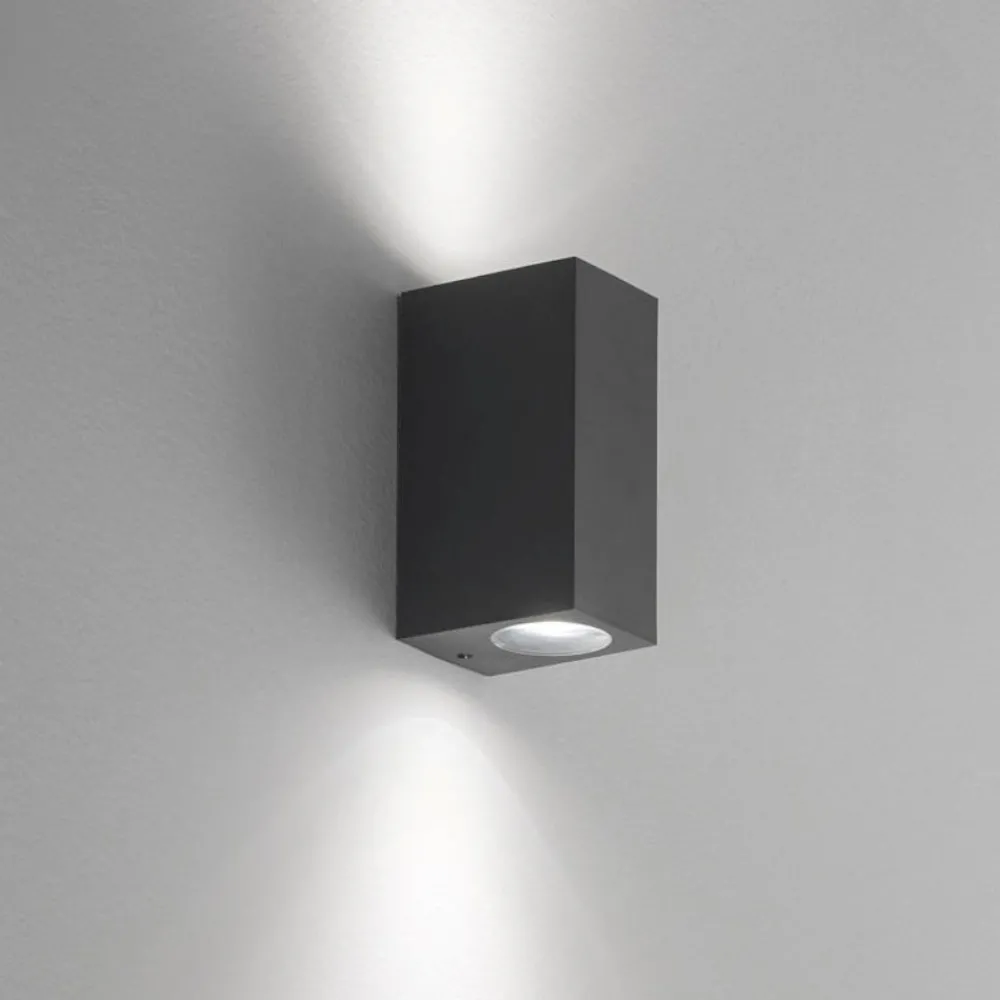 Applique Da Esterno-IsyLuce applique per esterno antracite biemissione
