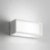 Applique Da Esterno-IsyLuce applique per esterno led 18w 4000k deco bianco moderna