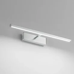 Applique Da Bagno-IsyLuce applique per specchio da bagno cromo 8w 3000k 4000k