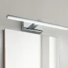 Applique Da Bagno-IsyLuce applique per specchio da bagno 8w 4000k cromo