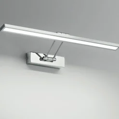 Applique Da Bagno-IsyLuce applique per specchio da bagno cromato led 12w 4000k