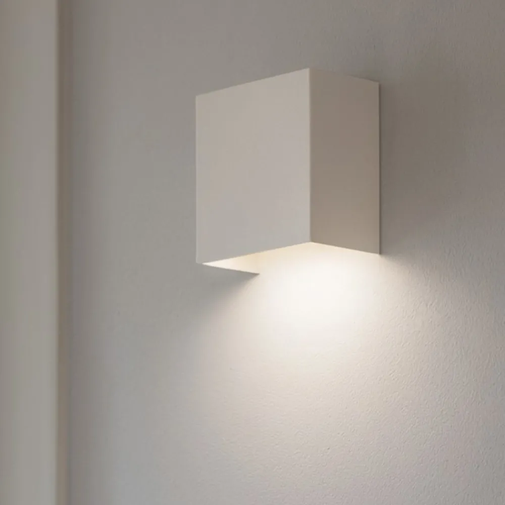Applique Da Parete-IsyLuce applique quadrato led 6w 3000k bianco moderna