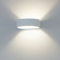 Applique Da Parete-IsyLuce appliques led 6w 3000k moderna bianco