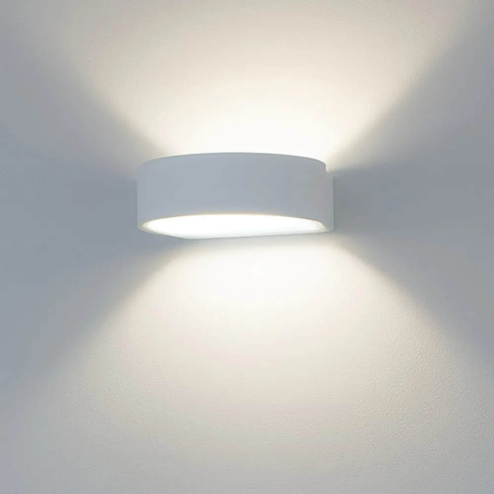Applique Da Parete-IsyLuce appliques led 6w 3000k moderna bianco