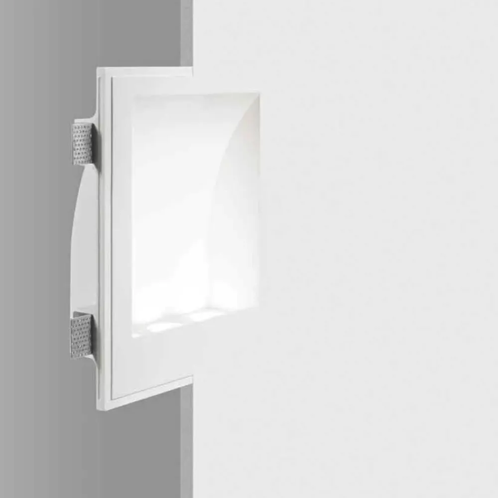 Applique Da Parete-IsyLuce applique vela di gesso da incasso scomparsa