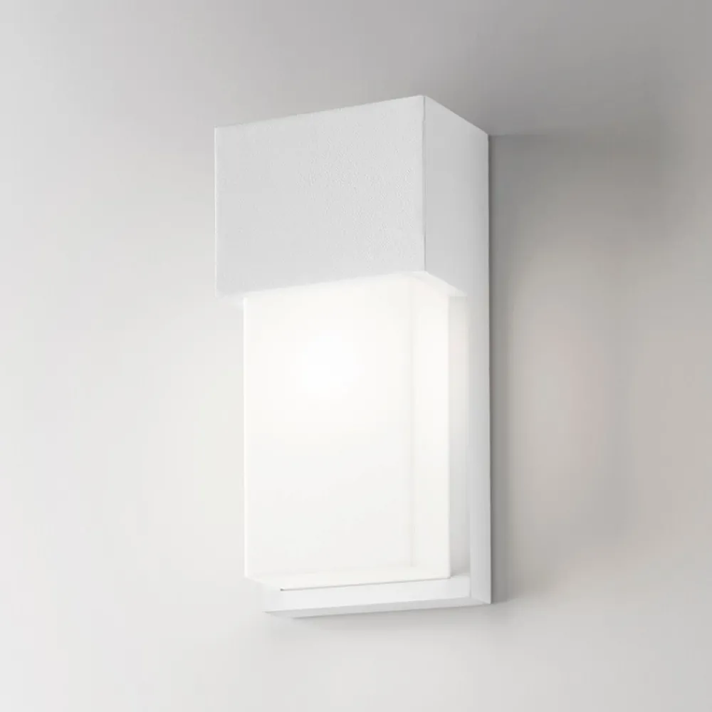Applique Da Esterno-IsyLuce bianco applique da esterno moderna