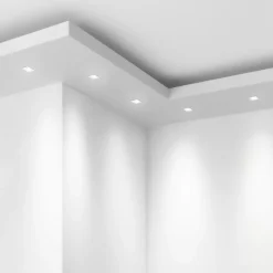 Faretti Da Incasso-IsyLuce exacta faretto da incasso bianco led 2w 3000k per controsoffitto