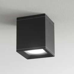 Faretti Da Soffitto-IsyLuce faretto cubo da soffitto antracite gu10