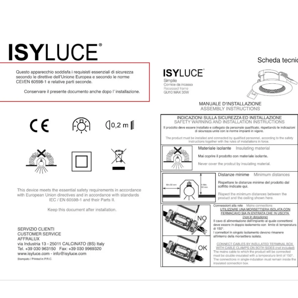 Faretti Da Incasso-IsyLuce faretto da incasso rotondo bianco metallo